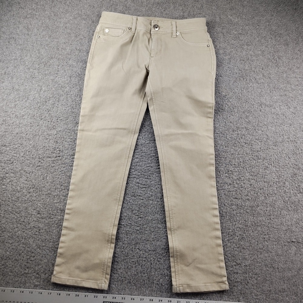 DL1961 Angel Mid Rise Skinny Ankle Jeans 28x28 Opal Tan 4-Way Stretch Pants